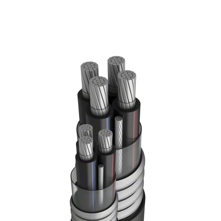 0.6/1 kV two-core XLPE insulated rigid belt armored PVC/PE sheathed power cable (YJV22 YJLV22 YJY23 YJLY23)